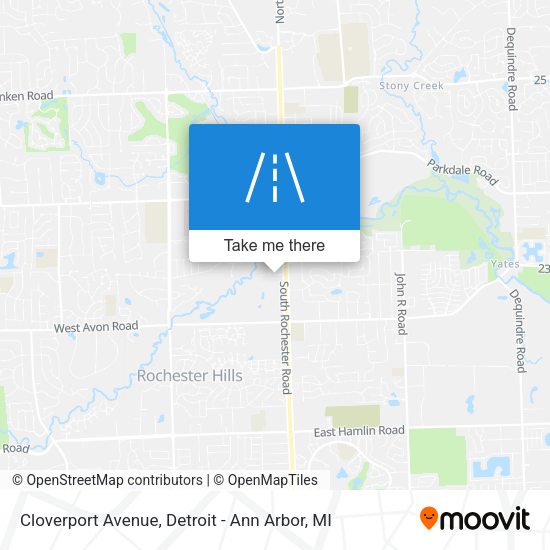 Mapa de Cloverport Avenue