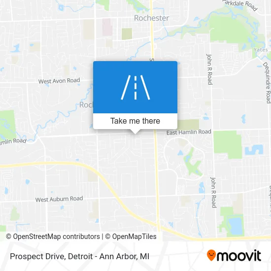 Prospect Drive map