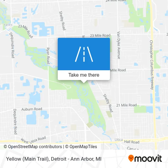 Yellow (Main Trail) map