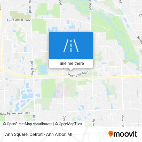 Ann Square map