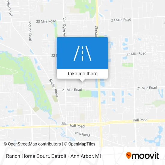 Ranch Home Court map