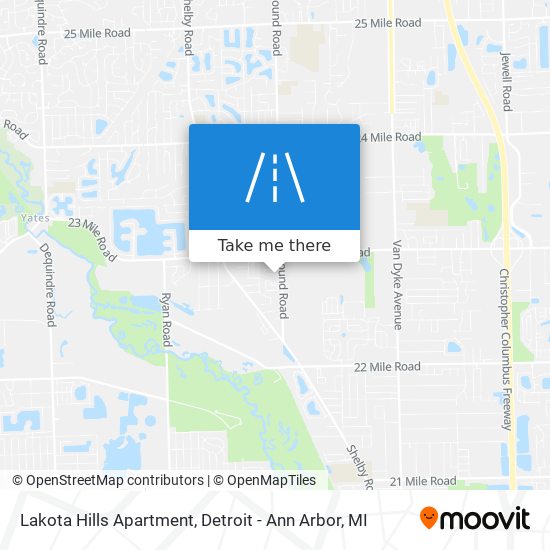 Mapa de Lakota Hills Apartment