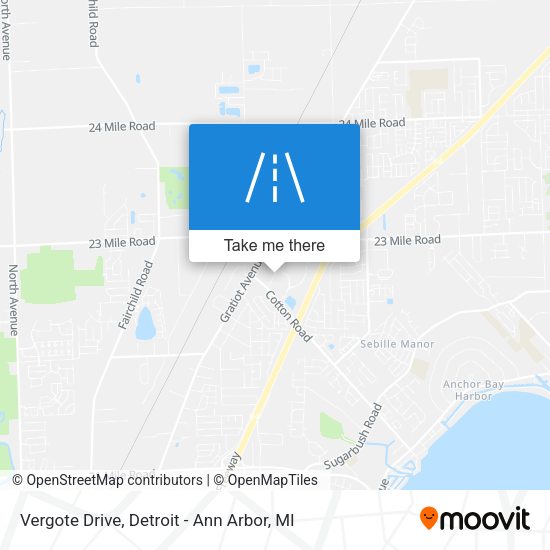 Mapa de Vergote Drive
