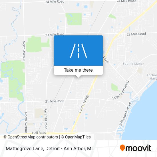 Mapa de Mattiegrove Lane