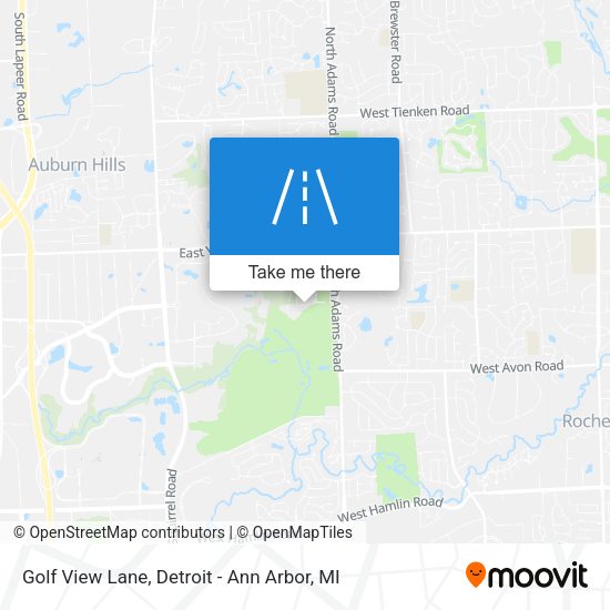 Mapa de Golf View Lane