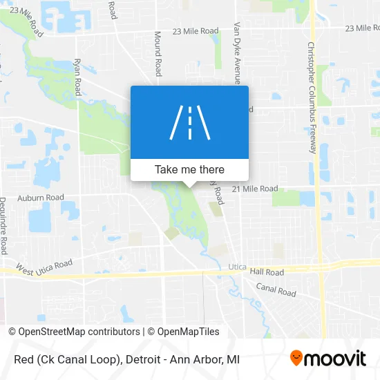 Red (Ck Canal Loop) map