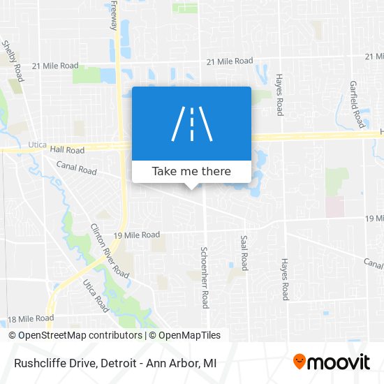 Rushcliffe Drive map