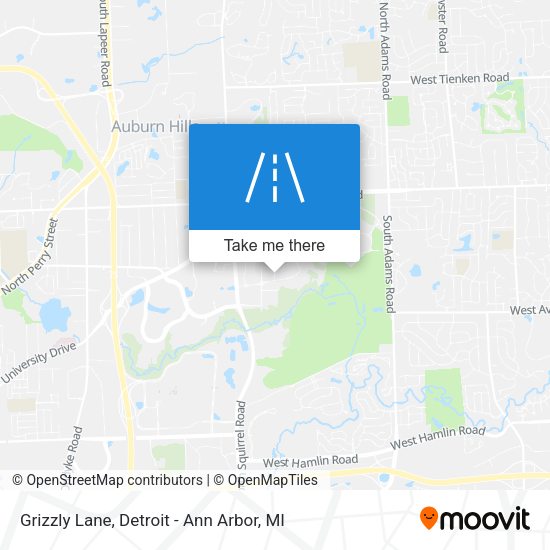 Mapa de Grizzly Lane