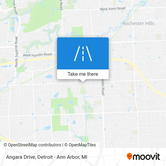 Angara Drive map