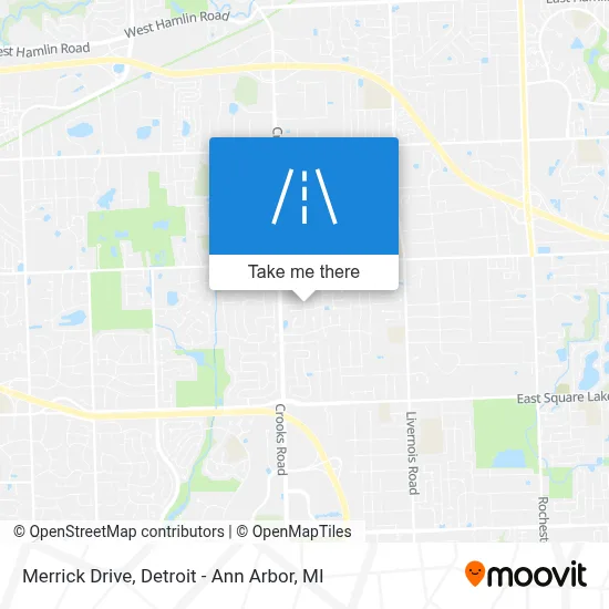 Merrick Drive map