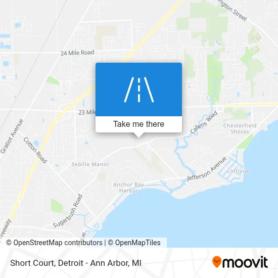 Short Court map