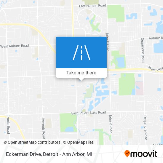 Eckerman Drive map