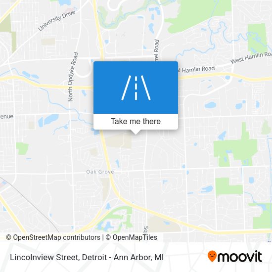 Lincolnview Street map