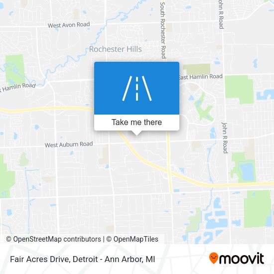 Fair Acres Drive map