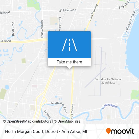 North Morgan Court map