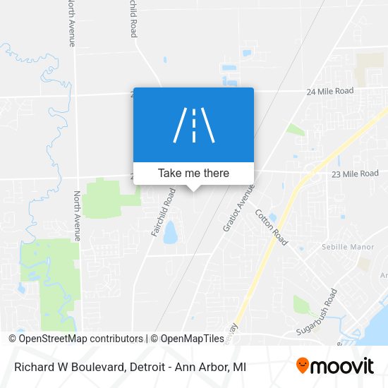 Mapa de Richard W Boulevard
