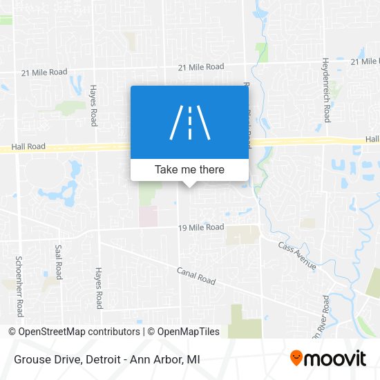 Mapa de Grouse Drive
