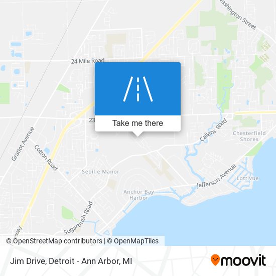 Jim Drive map