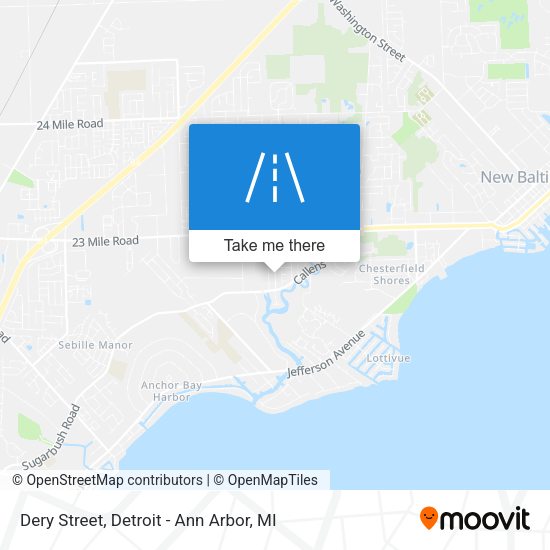 Mapa de Dery Street