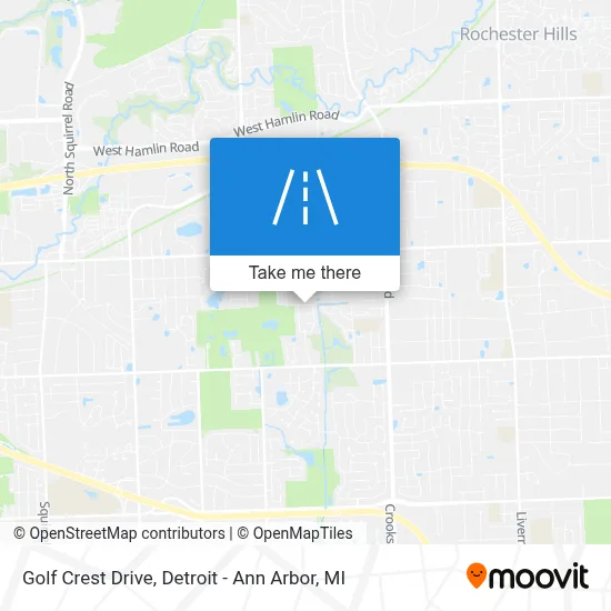 Golf Crest Drive map