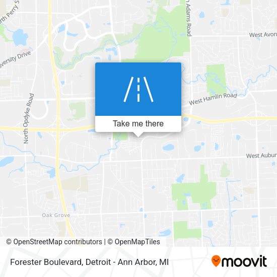 Mapa de Forester Boulevard