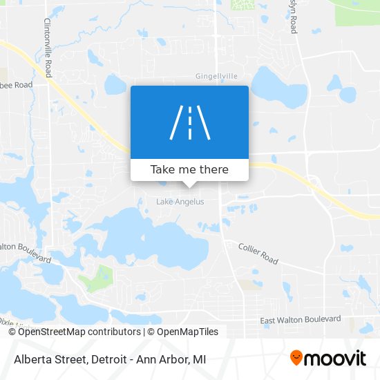 Alberta Street map