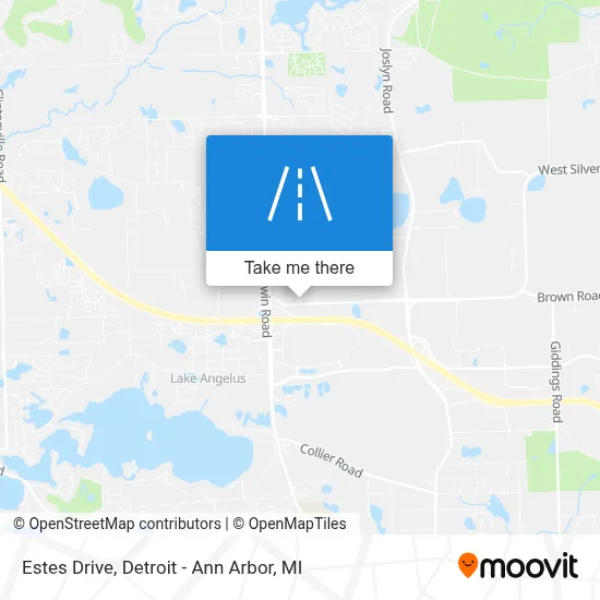 Estes Drive map
