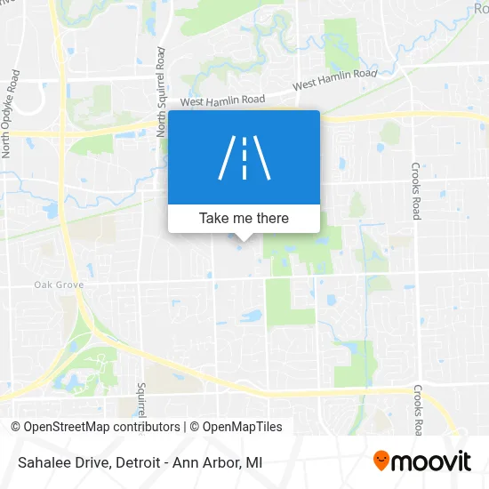 Sahalee Drive map