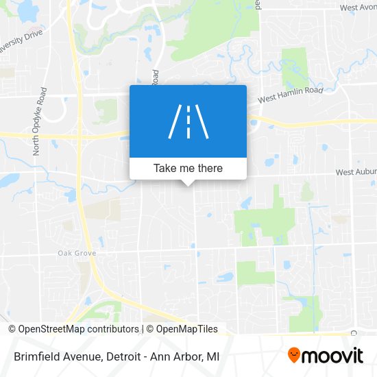 Mapa de Brimfield Avenue