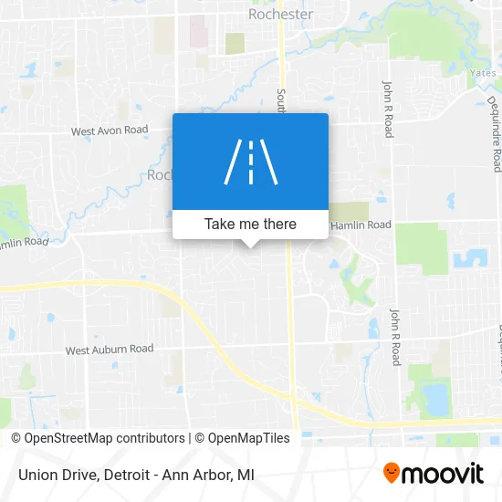 Union Drive map