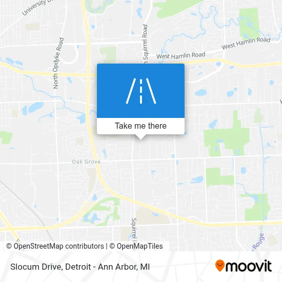 Slocum Drive map