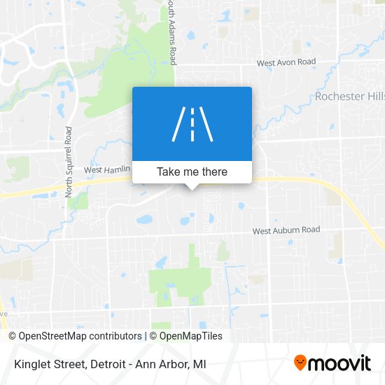 Mapa de Kinglet Street