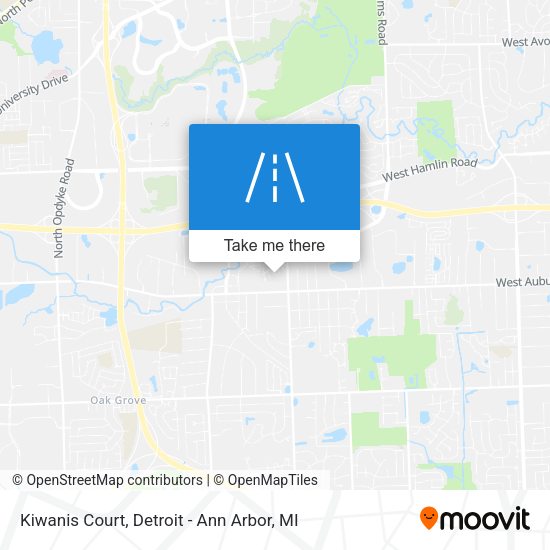 Mapa de Kiwanis Court