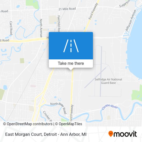 Mapa de East Morgan Court