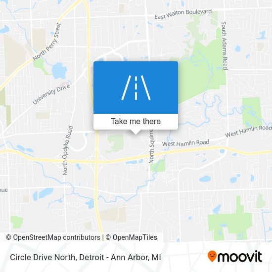 Mapa de Circle Drive North