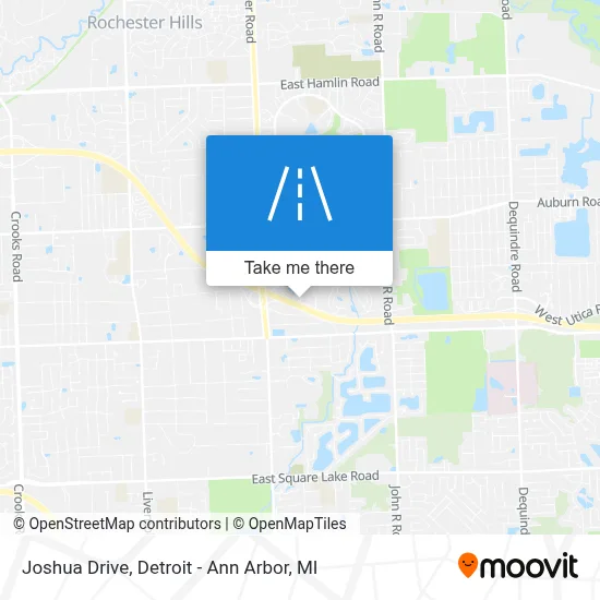 Joshua Drive map