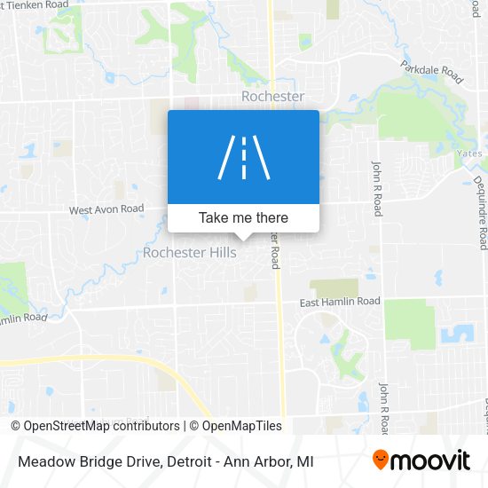 Mapa de Meadow Bridge Drive