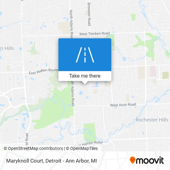 Maryknoll Court map