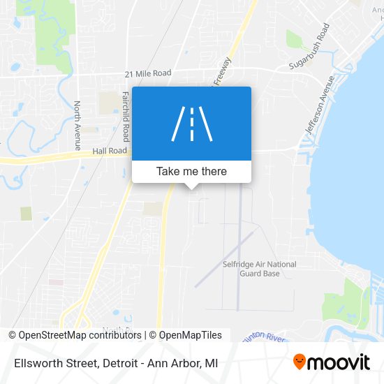 Mapa de Ellsworth Street
