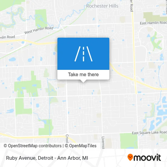 Ruby Avenue map