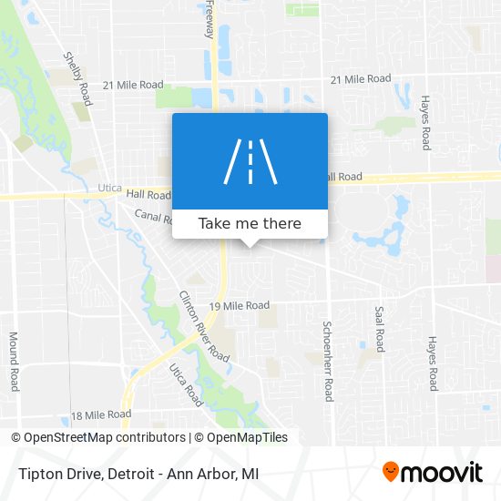 Tipton Drive map