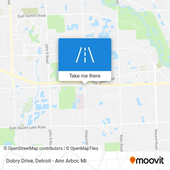 Dobry Drive map