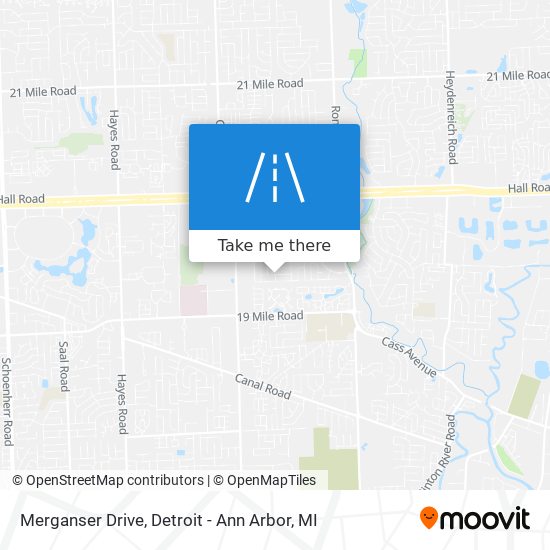 Merganser Drive map