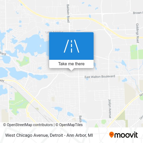 Mapa de West Chicago Avenue