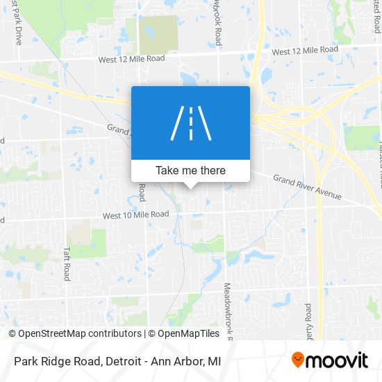 Mapa de Park Ridge Road