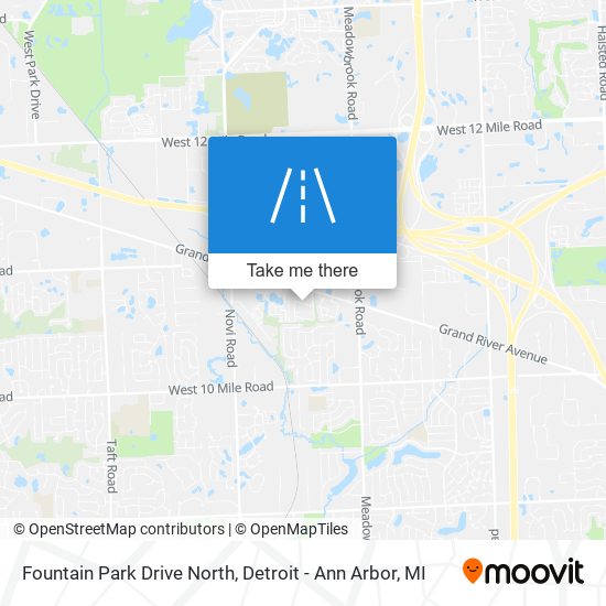 Mapa de Fountain Park Drive North