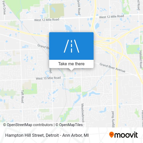 Mapa de Hampton Hill Street