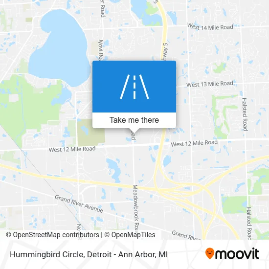 Hummingbird Circle map