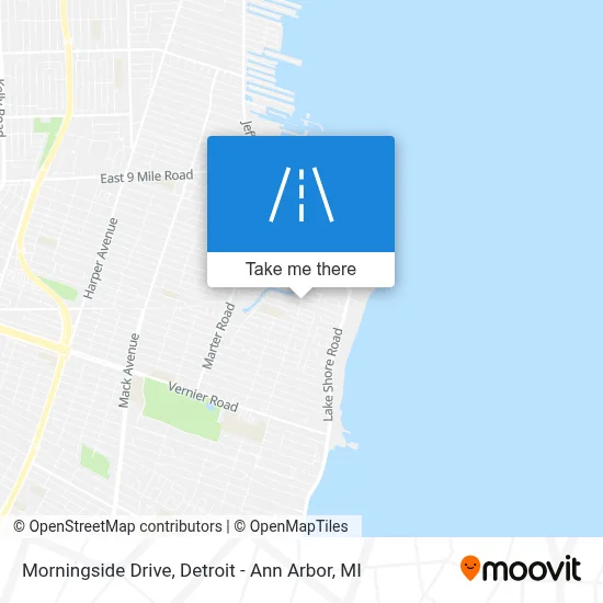 Morningside Drive map