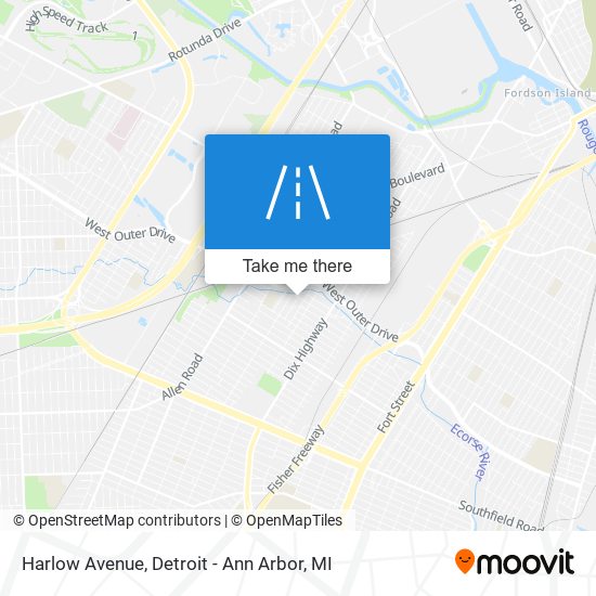 Mapa de Harlow Avenue